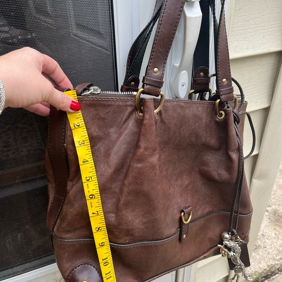 Chloe Kerala Tote Bag - Brown Leather Women's Bag - Picture 8 of 9